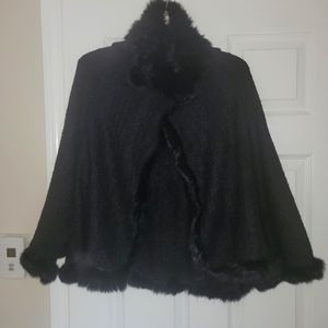 Carolina rabbit fur cape